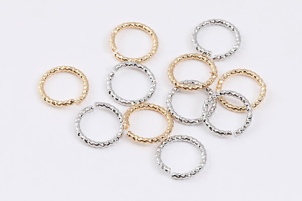 デザイン丸カン ツイスト 1.2×10mm（20ヶ）