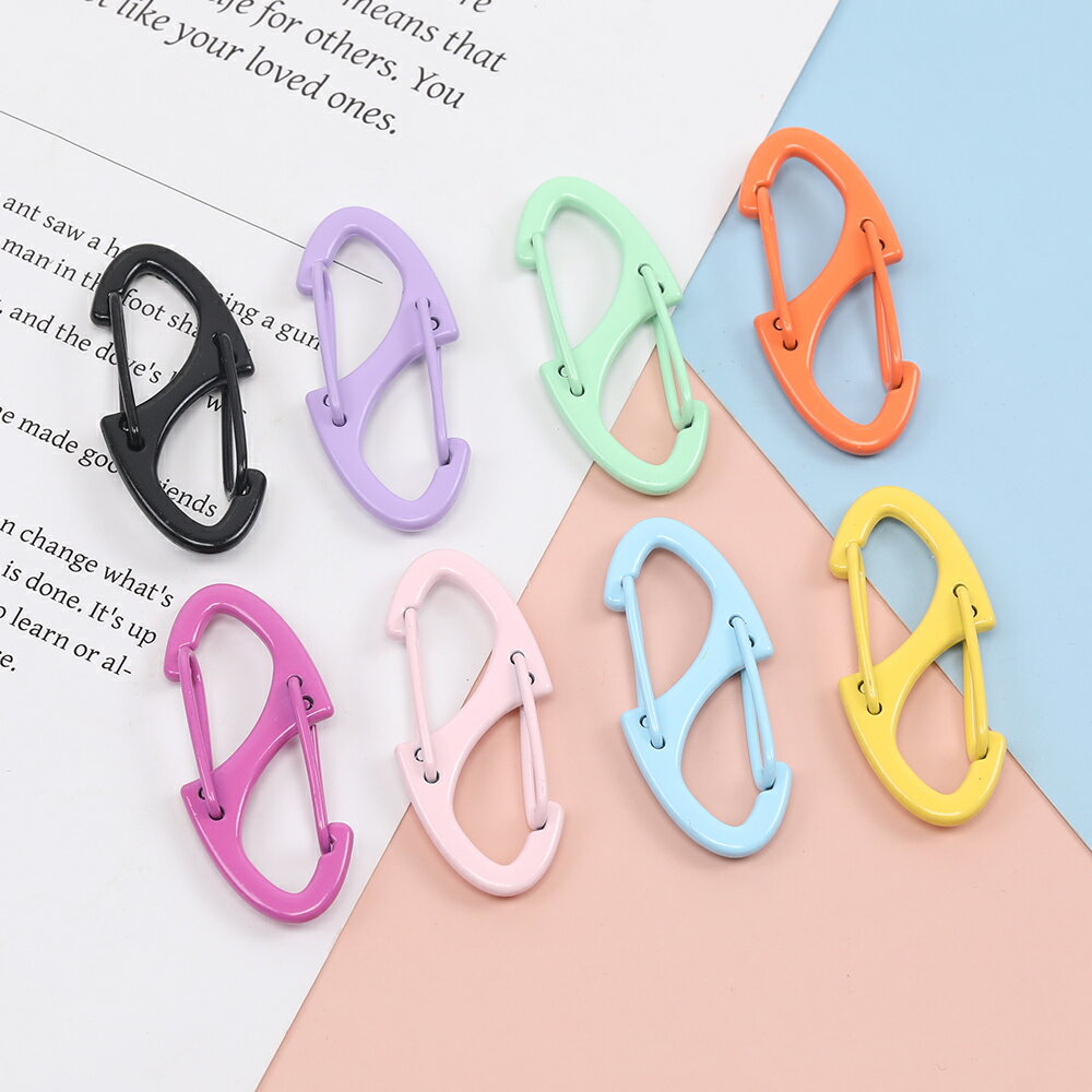 キーホルダー金具 カニカン ナスカン 簡単開閉式 18×41mm