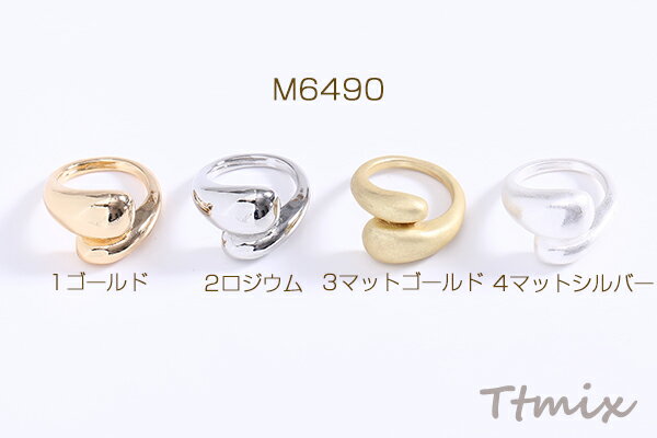 ファッションリング 指輪 デザインリングNo.7 幅約14mm【2ヶ】