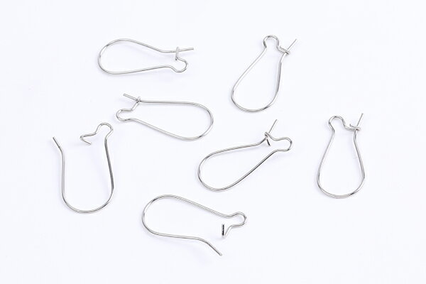 ステンレス製 キドニーワイヤーピアス 11×24mm（40ヶ）