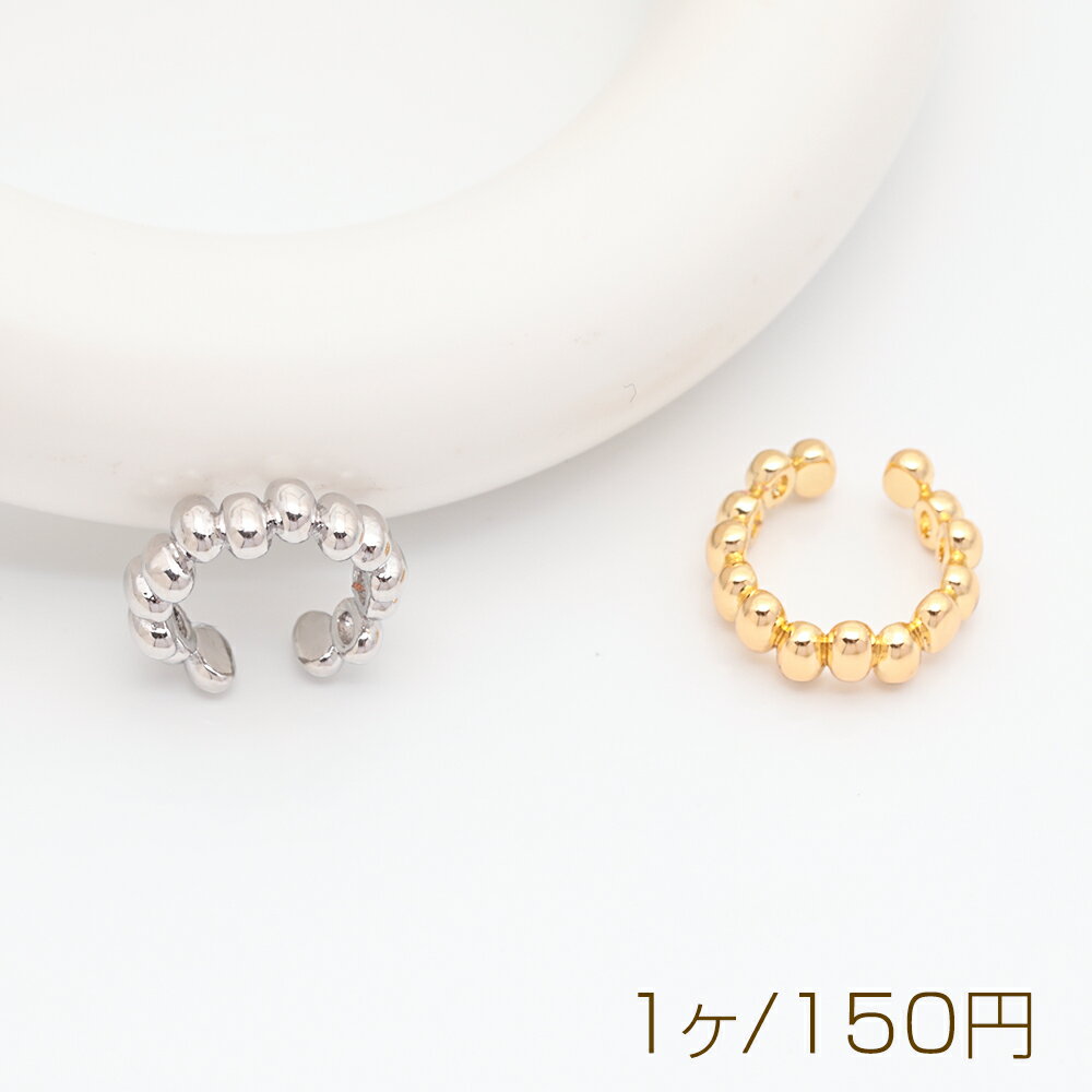 イヤーカフ 不規則 オーバル縦型 ピアスホール不要 片耳 両耳 耳飾り メタルイヤーカフ 約4×12mm（1ヶ）