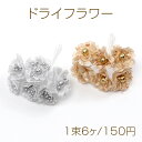 ドライフラワー サザンカ 花束 造花 飾り 手作り(1束6個)