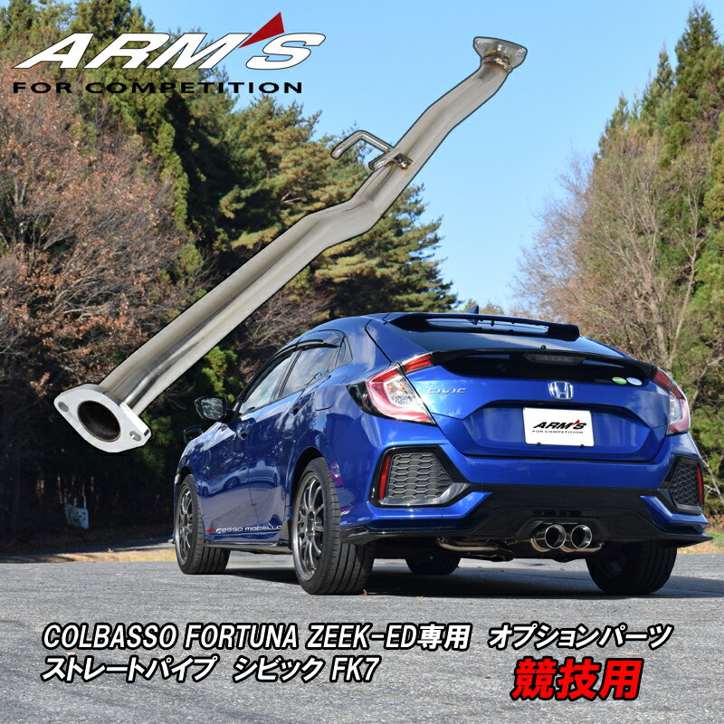ARMSストレートパイプシビックFK7競技用オプションパーツ