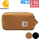 カーハート ポーチ Carhartt Travel Kit メンズ レディース トラベルポーチ ツールポーチ おすすめ おしゃれ かっこいい 人気 ブランド ランキング 彼氏 彼女 誕生日 プレゼント 無地 ストリートブランド シンプル 黒 茶