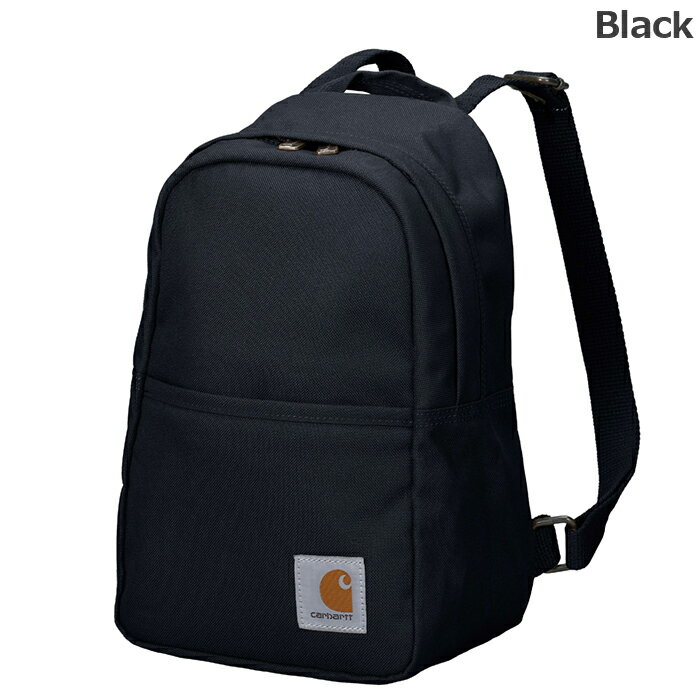 カーハート バッグ リュック Carhartt Classic Mini Backpack バックパック 中学生 通学 おしゃれ 高校生 かわいい メンズ レディース リュックサック 黒 入学祝い 彼氏 彼女 プレゼント 贈り物 無地 ストリートブランド シンプル 2