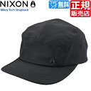 ニクソン キャップ 正規販売店 C3165001 ニクソン 帽子 NIXON Mikey Tech Strapback メンズ キャップ レディース キャップ ストラップバック ジェットキャップ 5パネル キャンパーキャップ パッカブル 反射加工ロゴ