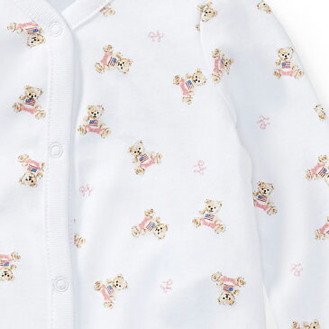 ポロ ラルフローレン ベビー服 Polo Ralph Lauren ラルフ カバーオール 白 ベビー ロンパース パジャマ 男の子 女の子 赤ちゃん かわいい おしゃれ おすすめ 誕生日プレゼント プレゼント ブランド 人気 孫 出産祝い ギフト 贈り物 お祝い
