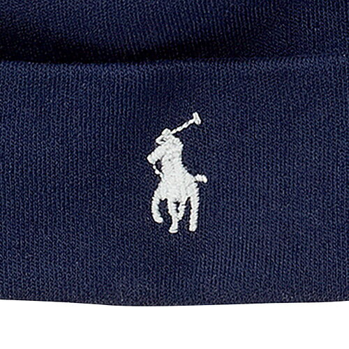 ポロ ラルフローレン ベビー服 Polo Ralph Lauren ラルフ ベビーキャップ 帽子 ネイビー ニット帽 ビーニー ベビー キャップ 男の子 女の子 赤ちゃん かわいい おしゃれ おすすめ 誕生日プレゼント プレゼント ブランド 人気 孫 出産祝い ギフト 贈り物 お祝い