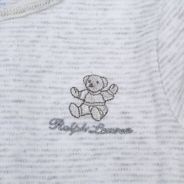 ポロ ラルフローレン ベビー服 Polo Ralph Lauren ラルフ カバーオール グレー ベビー ロンパース パジャマ 男の子 女の子 赤ちゃん かわいい おしゃれ おすすめ 誕生日プレゼント プレゼント ブランド 人気 孫 出産祝い ギフト 贈り物 お祝い