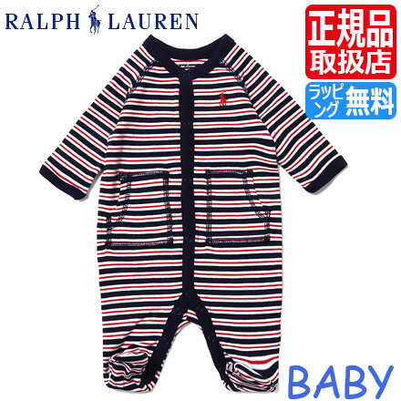 ポロ ラルフローレン ベビー服 女の子 ブランド Polo Ralph Lauren 男の子 出産祝い ラルフ カバーオール ネイビー ベビー ロンパース パジャマ 赤ちゃん かわいい おしゃれ おすすめ 誕生日プレゼント プレゼント 人気 孫 ギフト 贈り物 お祝い