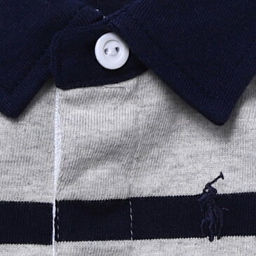 ポロ ラルフローレン ベビー服 Polo Ralph Lauren ラルフ カバーオール グレー ベビー ロンパース パジャマ 男の子 女の子 出産祝い ブランド ギフト 赤ちゃん かわいい おしゃれ おすすめ 誕生日プレゼント プレゼント 人気 孫 贈り物 お祝い