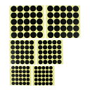 【メール便送料無料】 丸シール 黒 3サイズセット MSB-3S めくらシール 穴ふさぎシール 当たり面シール 板金穴 をふさぐシール