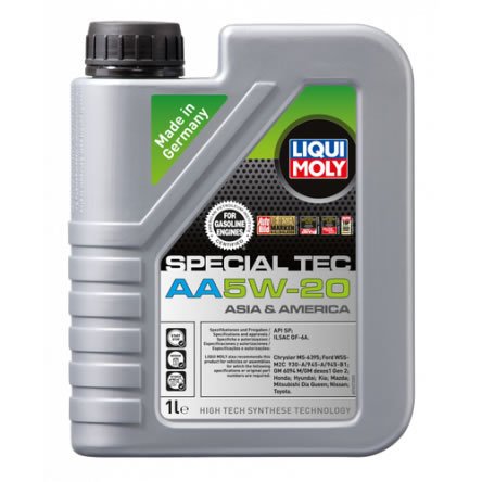 【送料無料】 LIQUI MOLY リキモリ スペシャルテックAA 5W20 1L 20893 エンジンオイル 5W-20 1L 1リットル Special Tec AA 5W-20 スペシャルテックAA アジアとアメリカのガソリンエンジン用