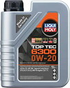 【送料無料】 LIQUI MOLY リキモリ トップテック6300 0W20 1L 21216 交換 メンテナンス 整備