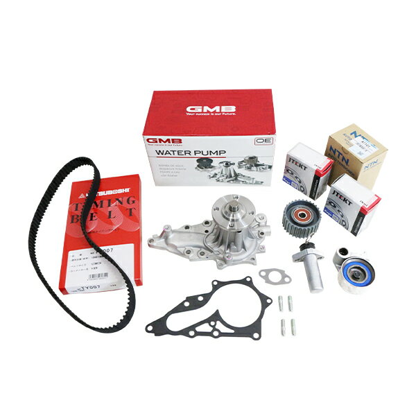 タイミングベルト 5点セット クラウン JZS171/NA VVT-i D4 国内メーカー タイミングベルト テンショナ..