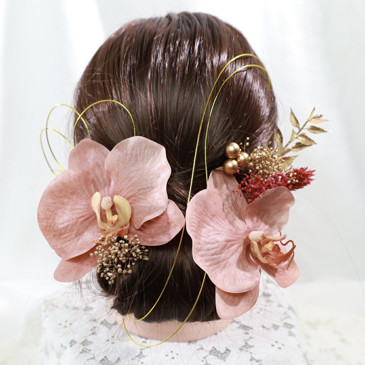 楽天市場】胡蝶蘭(ヘアアクセサリー|レディースジュエリー 楽天市場】胡蝶蘭(ヘアアクセサリー|レディースジュエリー
