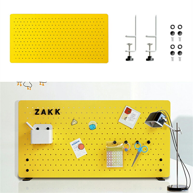 有孔ボード クランプ式 パンチングボード 卓上収納 ペグボード 幅37/74cm 工具不要 取付簡単 文房具 お..