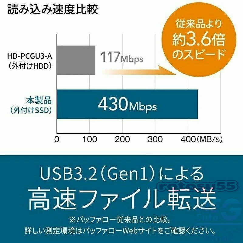 [SALE]【一年保証】ポータブルSSD 2T...の紹介画像3