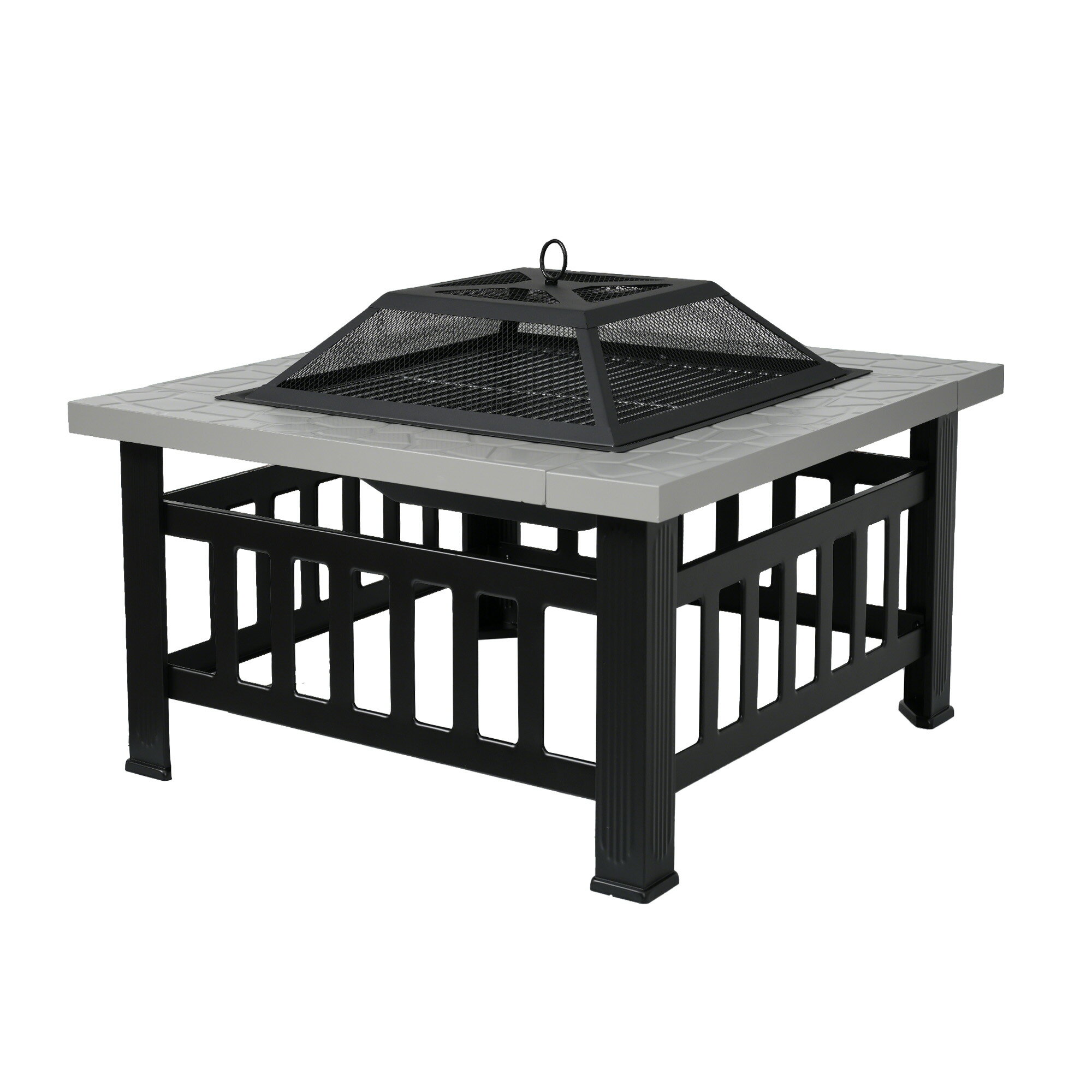 ファイヤーピット 焚き火台 バーベキューコンロ 焚火台 大型焚火 ファミリーキャンプ キャンプ キャ ...