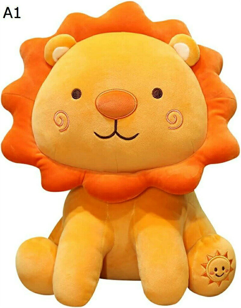 乐天商城 - ぬいぐるみ 抱きまくら 抱き枕 ライオン 可愛い ふわふわ もこもこ 柔らかい もちもち 縫い包み だきまくら 多機能 面白い 洗える 癒し系 プレゼント お祝い お誕生日 ギフト 飾り 添い寝枕 50cm