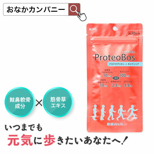 [2個セット] ProteoBos プロテオボス(60粒×2個／約60日分）非変性プロテオグリカン/非変性2型コラーゲン/ボスウェリ…