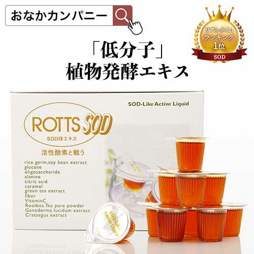 【10P増量中!】ROTTS-SOD（10ml×66ポーション）【徳用】 ドリンク・液体タイプのSOD様食品 健康維持と美容に 植物発…