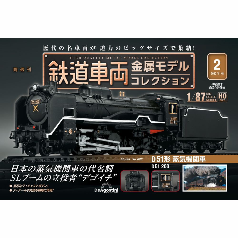 デアゴスティーニ 鉄道車両金属モデルコレクション 第2号