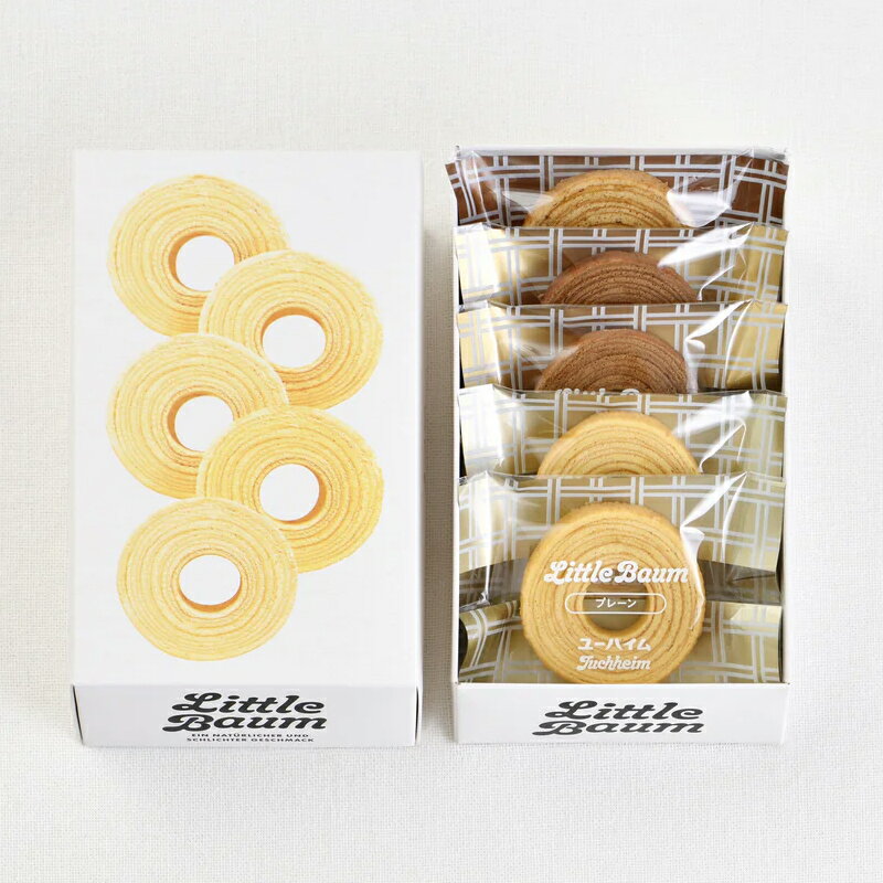 贈り物におすすめ ギフト ユーハイム リトルバウム 5個入 ミニバウムクーヘン 内祝・出産祝・誕生日・入園・御祝・ギフト・結婚祝・販促ギフト・景品【クリスマス】...