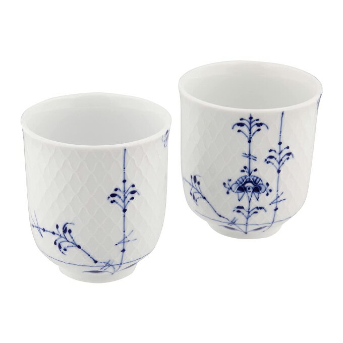 贈り物におすすめ ロイヤルコペンハーゲン (Royal Copenhagen) ブルーパルメッテ カップ 200ml ペア 北欧 食器 ブランド 結婚祝い 内祝...
