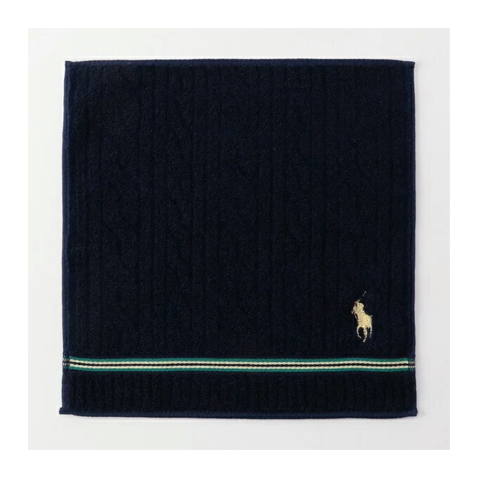 ラルフローレン タオルハンカチ メンズ 贈り物におすすめ　POLO RALPH LAUREN（ハンカチ）ラルフ ローレン ミニタオルハンカチ (ネイビー)　ミニタオル　紳士　婦人　景品　スポーツ出産祝・誕生日・入園・御祝・結婚祝【入学 お返し】【母の日 父の日】ゴルフ