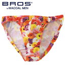 25%OFFSALE 男のワコール【BROS ブロス】ブロス バイ ワコールメン【花柄】定番ブリーフ。立体フロントで、快適キープ。ブリーフ(前閉じ)立体フロント...
