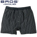 25%OFFSALE【BROS ブロス】ワコールメンズ フィットトランクス(前開き)しめつけすぎず、ダブつかない。ストレッチ素材。肌ざわりへの不快感を軽減。はき...