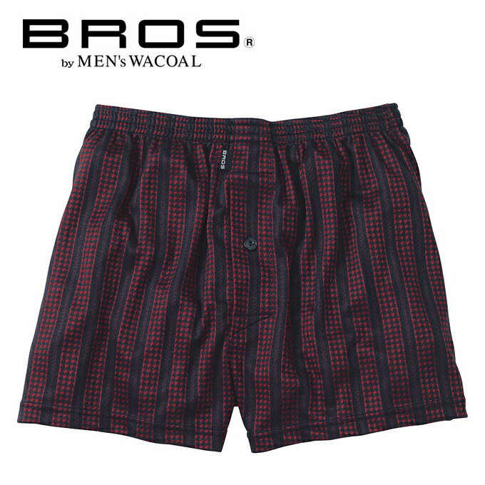 25%OFFSALE【BROS ブロス】ワコールメンズ【2022SS】ニットトランクス（前開き）なめらか肌ざわり チェック柄【目的ボディメイク】【BROS_フィットトランクス】【smtb-td】【母の日 父の日】【RCP】