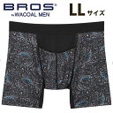 25%OFFSALE 男のワコール【BROS ブロス】ブロス バイ ワコールメン メンズ 風が通って ムレ軽減 ダブルエアスルーパンツ ボクサーパンツ(前閉じ)吸汗速乾 ウエストゆったり・はきこみしっかり【目的ボディメイク】 【帰省 土産】【お中元 お盆】