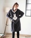 【Narue】ナルエー モールニットおばけミッフィーワンピース パジャマ 春 可愛い パジャマ 大人かわいい サラサラ 入院 おしゃれ ギフト プレゼントルーム...