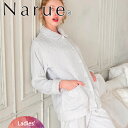 ナルエー Narue ソフティースノーケーブル パジャマ シュークリームガーゼ【大人かわいい】入院 テレワーク パジャマ ルームウエア 部屋着 旅行 バカンス ...