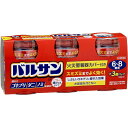 商品説明 「バルサン 6-8畳用 20g×3個入」は、フタでこするだけの簡単始動でスミズミまでよく効く殺虫剤(医薬品)です。お部屋にイヤなニオイと汚れを残さず、隠れたゴキブリ、ダニ、ノミを退治。害虫から家族を守ります。6-8畳用。3個パック。 使用方法 ※必ずご使用前にお読みください。 【使用前に準備すること】 (1)部屋(窓、換気口など)を閉め切り、害虫の隠れ場所となる戸棚、引き出し、押入れなどを開放する。なお、食品、食器、おもちゃ、寝具、衣類、仏壇仏具などは直接煙が触れないように、ビニールシートや新聞紙でカバーするか、部屋の外に出す。 (2)煙が触れないようにテレビ、パソコン、オーディオ製品などの精密機器やピアノなどの楽器にはカバーをする。ディスクやテープ類は付属のケースに入れる。 (3)ペット類や観賞魚、鉢植え植物などは部屋の外に出す。 (4)煙を感知する火災警報器、微粒子を感知するガス警報機は反応することがあるので、袋などで覆う。 ※火災警報器、ガス警報機の取扱いについては、付属の説明書をよく読みご使用ください。 (他の対処法)取り外す。プラグを抜く。 ※使用後は必ず元に戻してください。 【バルサンを始める】!赤いフタは使用するので捨てないでください (1)部屋の床面のほぼ中央に本品を置き、内側のシールを完全にはがす。 (2)始動用スリ板(赤いフタの茶色部分)で緑色のヘッド(突起物)を軽い力でこする。 ※強くこすりすぎると、ヘッドの破損や飛散の原因となるので注意してください。 こすると、一瞬小さな炎がでます。※マッチ、ライター、水は使わないでください。 (3)数秒後に約20-30秒間勢いよく煙が出る。 煙が出始めたら部屋の外に出て、2-3時間またはそれ以上、そのまま部屋を閉め切る。 【使用後に行うこと】 (1)所定時間部屋を閉め切った後、煙を吸い込まないようにして窓や扉を開放し、充分に換気をしてから中に入る。 (2)部屋の床は駆除した害虫を除去するため、掃除機をかける。 (3)食器などが煙に触れた場合は、水洗いしてから使う。 (4)使用後の容器は、各自治体の廃棄方法に従って捨てる。 ※屋内塵性ダニ類は死骸もアレルギーの原因になると言われています。バルサンをした後、畳・カーペットのダニは掃除機をかけ取り除きましょう。寝具類のダニ退治には、天日干し後、入念に掃除機をかけるか、クリーニングをおすすめします。 【お部屋を閉め切る時間】 ゴキブリ、屋内塵性ダニ類、イエダニ、ノミ、トコジラミ(ナンキンムシ)、ハエ成虫、蚊成虫の駆除：2-3時間またはそれ以上 使用上の注意 【してはいけないこと】 (守らないと副作用・事故などが起こりやすくなります。) (1)病人、妊婦、小児は薬剤(煙)に触れないようにしてください。 (2)煙を吸い込まないよう注意してください。 (3)引火性危険物(ガス、ガソリン、シンナーなど)の近くでは使用しないでください。 (4)本品とエアゾール製品を同じ部屋で同時に使用しないでください。 【相談すること】 (1)煙を吸って万一身体に異常を感じたときは、できるだけこの説明書を持って直ちに本品がオキサジアゾール系殺虫剤とピレスロイド系殺虫剤の混合剤であることを医師に告げて、診療を受けてください。 (2)今までに薬や化粧品等によるアレルギー症状(発疹・発赤、かゆみ、かぶれなど)を起こしたことのある人は、使用前に医師、薬剤師又は登録販売者に相談してください。 【その他の注意】 (1)定められた使用方法、使用量を厳守してください。 (2)引火性危険物(ガス、ガソリン、シンナーなど)が近くにないことを確認して使用してください。 (3)煙を感知するタイプの火災警報器・火災報知機、微粒子を感知するタイプのガス警報機は、反応することがあります。特に直下では使用しないでください。火事と間違われないよう、近所にくん煙中であることを伝言してください。大規模な駆除や夜間に使う場合は、消防署に連絡してください。 (4)食品、食器、おもちゃ、飼料、寝具、衣類、貴金属、仏壇仏具、美術品、楽器、はく製、毛皮、光学機器などに直接煙が触れないようにしてください。また、ペット、鑑賞魚、小物は部屋の外に出してください。 (5)薬剤が皮膚に付いたときは、石鹸でよく洗い、直ちに水でよく洗い流してください。 (6)精密機器(テレビ、パソコン、オーディオ製品、ゲーム機など)にはカバーをかけ、ブルーレイディスク、DVD、CD、MD、フロッピーディスク、磁気テープなどは直接煙に触れるとまれに障害を起こすことがあるので、専用ケースに収納してください。大型コンピューターのある所では使用しないでください。 (7)銅、シンチュウ、亜鉛メッキ、銀メッキ製のものは変色することがあるので、覆いをするか部屋の外に出してください。 (8)紙、衣類、寝具類、ポリ袋やプラスチック製品など燃えやすいものが倒れるなどで本品使用中に覆いかぶさると変色や熱変性を起こすことがあるので、必ず届かない所に移してから本品を使用してください。 (9)くん煙処理中は容器の天面が熱くなっていますので、直接お手を触れないようにご注意ください。 (10)本品は必ず平らな床面に置いて使用してください。 ご注意 人体に使用しないこと。 引火性危険物厳禁 警報機に覆いをした場合は必ず取り外す。 効能・効果 ゴキブリ、屋内塵性ダニ類、イエダニ、ノミ、トコジラミ(ナンキンムシ)、ハエ成虫、蚊成虫の駆除 用法・用量 【使用量】 (天井までの高さ2.5mを目安として) ゴキブリ、屋内塵性ダニ類、イエダニ、ノミ、トコジラミ(ナンキンムシ)、ハエ成虫、蚊成虫 20g 6-8畳(10-13平方m)に1個 40g 12-16畳(20-26平方m)に1個 60g 18-24畳(30-40平方m)に1個 80g 24-32畳/12-16坪(40-50平方m)に1個 成分・分量 【有効成分】 メトキサジアゾン・・・4% フェノトリン・・・5% 添加物として、アゾジカルボンアミド、酸化亜鉛、ヒプロメロース、ソルビタン、脂肪酸エステル、ジブチルヒドロキシトルエン、香料、その他1成分 保管および取扱い上の注意 (1)飲食物、食器及び飼料などと区別し、火気や直射日光を避け、小児の手の届かない温度の低い場所に保管してください。 (2)使用後の容器は、各自治体の廃棄方法に従い捨ててください。 ●メーカー 　　 ライオン ●区分　　　　 日本製・第2類医薬品 ●分類　　　　　くん煙剤 ●広告文責　　 株式会社ルージュ 03-3980-1585 ※画像はイメージ画像となっております。 テスター品 試用見本品 半額以下な掘り出しもの満載 噂の『特価品』はココをクリック外箱不良 箱つぶれ 箱なし 難あり 在庫処分 キズ有 アウトレットなどですが激レアな商品が見つかるかも…商品の発売日・カラー種類・タイプなどの商品の詳細情報につきましては各商品の発売元・製造メーカーに直接お問い合わせください。それらのお問い合わせおよび特価品に関するご質問は一切お答えしません。ご了承ください。ご注文その他の事を問い合わせ希望の方はご質問前にこちらのページをよくお読みください。よくある質問集