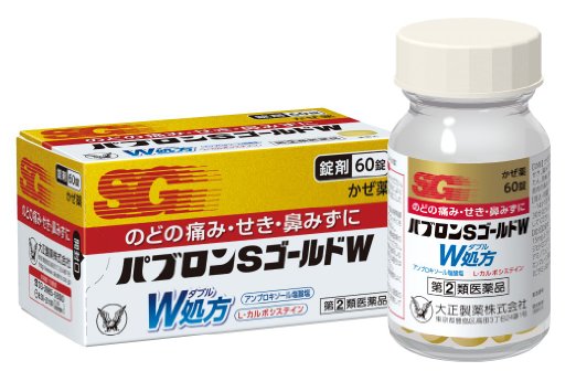 【第(2)類医薬品】 大正製薬 パブロンSゴールドW錠 60