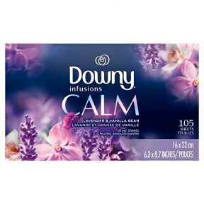 ダウニー(Downy) シート インフュージョン CALM ラベンダー&バニラ 105枚 / 柔軟剤