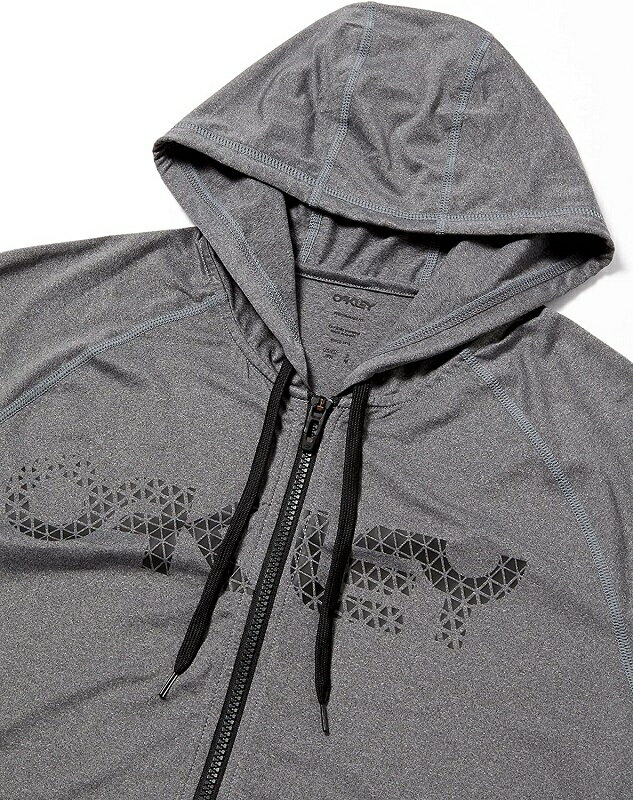 オークリー(OAKLEY) ラッシュガード パーカー RASH HOODY 12.0 FOA403492 29A(DARK GRAY HTHR)