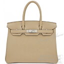 【エルメス/バーキン30/バーキン/HERMES/新品/ケリー/ベージュ】エルメス バーキン30 トレンチ トゴ シルバー金具 【新品】HERMES Birki...