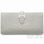 ڥ᥹/٥󥹥ե///HERMES/ʡۥ᥹٥󥹥ե졡ѡ륰졼롡ꥲޥåȡС ڿʡHERMES Bearn with Gusset Gris perle Crocodile Alligator Mat Silver Buckle NEW