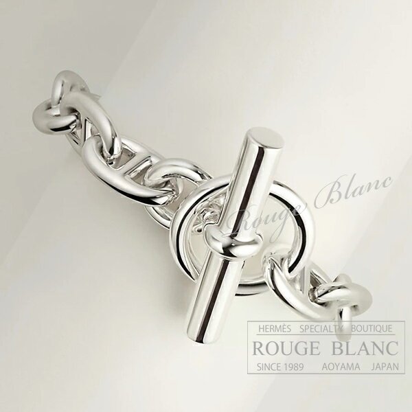 エルメス　ブレスレット　シェーヌダンクル　MM 　14コマ　シルバー 【新品】HERMES Bracelet Chaine dancre Silver【NEW】