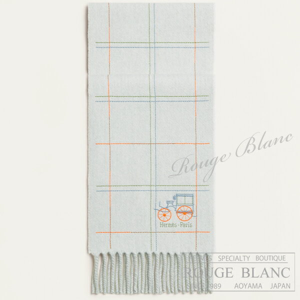 【エルメス/マフラー/スカーフ/HERMES/カシミア/新品】エルメス マフラー "クラン・ブロデ・ベルリンヌ" グリ・デュ・ノール カシミア 【新品】HERMES Muffler Cashmere【NEW】