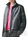 エルメス　2023 S/S　メンズ　レザージャケット　プロン　#50　タグ付　【新品】HERMES Men's Leather jacket Plomb 【NEW】