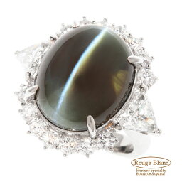 ダイヤモンドリング アレキサンドライトキャッツアイ×ダイヤモンドリング　指輪　32,40 D2,46 【新品】Alexand catseye Diamond ring Refurbished 【NEW】