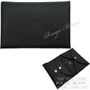 【エルメス/カルヴィ/カードケース/HERMES/新品/カルヴィデュオ】エルメス カルヴィ デュオ カードケース 名刺入れ コインケース 黒 ブラック シェーヴ...