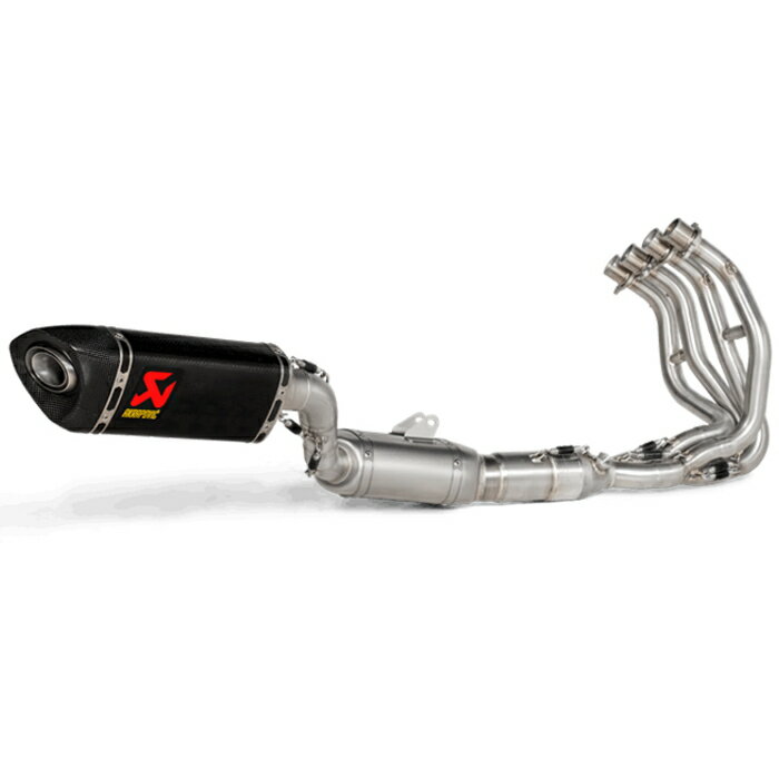 【アクラポビッチ】AKRAPOVIC S-K2R2-HAPCJPP レーシング フルエキゾーストマフラー JMCA認証 カーボン (KAWASAKI : NINJA ZX-25R/SE '20-22 (型式:2BK-ZX250E)) バイク 公道走行可 レーシングライン (P)