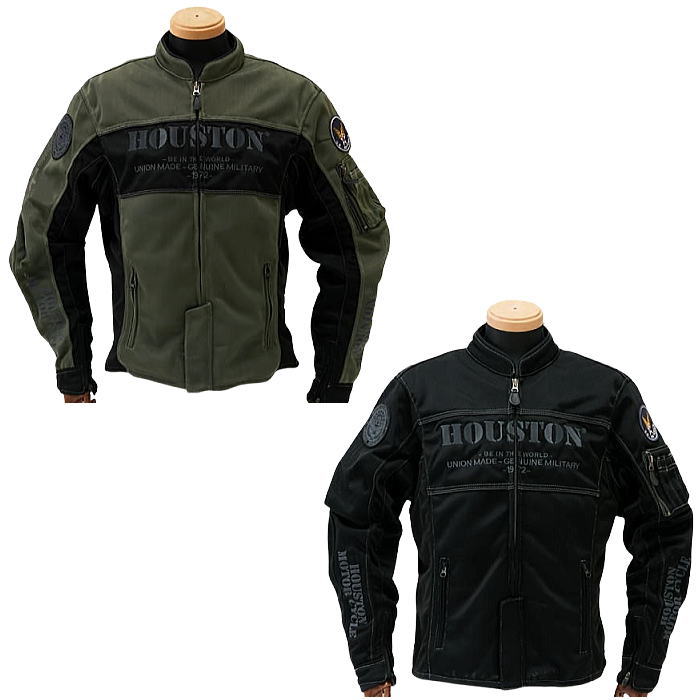 [2025春夏モデル]【HOUSTON】HTVA-2510S ヒューストン M/C RIDING JACKET ライディング メッシュ ジャケット バイク(2)