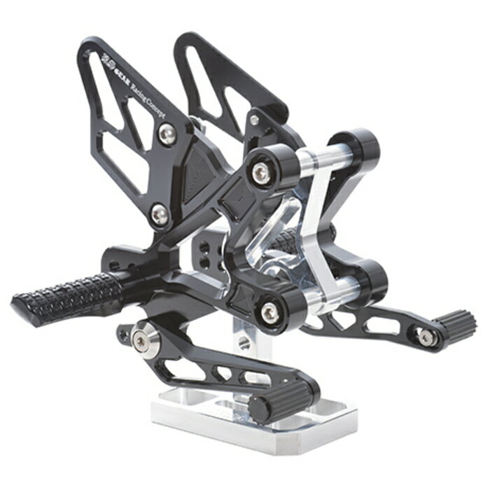 【アールズギア】AC01-0100-BK Racing Concept ZX-25R・ZX-4Rライディングステップ (ブラック) (KAWASAKI : ZX-25R '20-22/23 SE/SE、ZX-4R SE ’23-、ZX-4RR '23- 他) バイク カワサキ r's gear